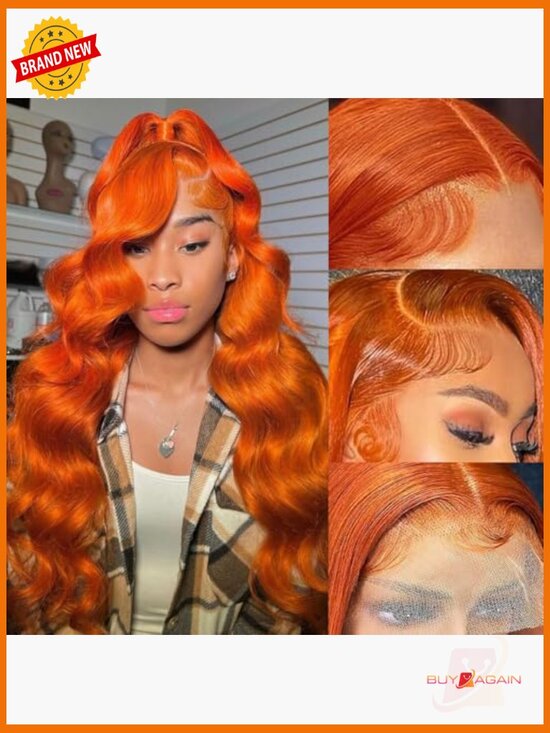 Human Hair Lace Front Wig Body Wave 200 Density Glueless Pre Plucked main image 4